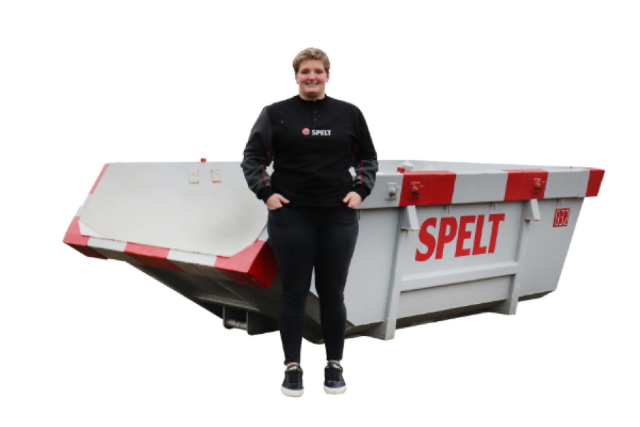 6m³ Tuin- en groenafvalcontainer - Spelt Afvalinzameling - 2