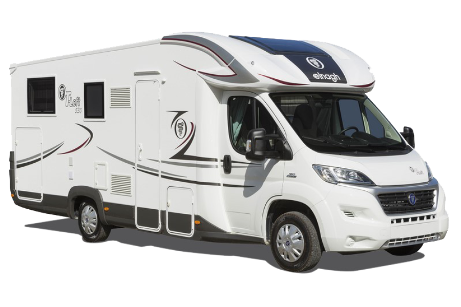 Half-integraal automaat camper - Kordes Campers - buitenkant