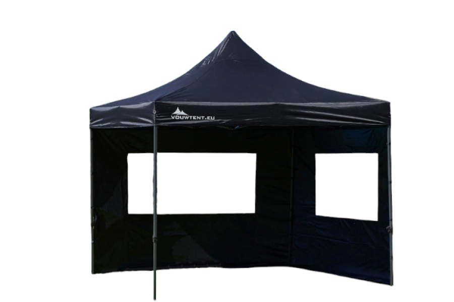 Partytent Easyup 3x3 meter zwart - 123 Machineverhuur - 1