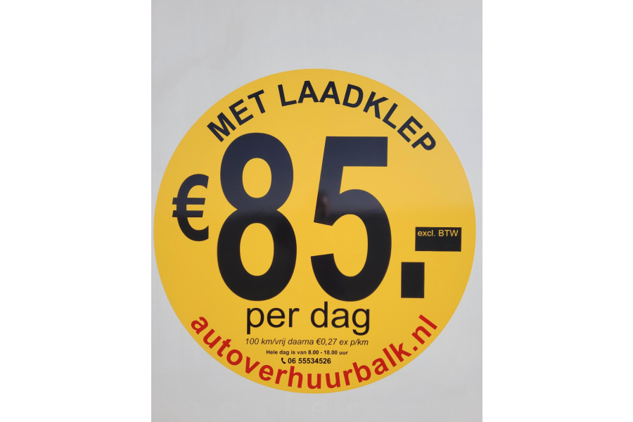 Bakwagen met laadklep - Meubelbak verhuur - 3