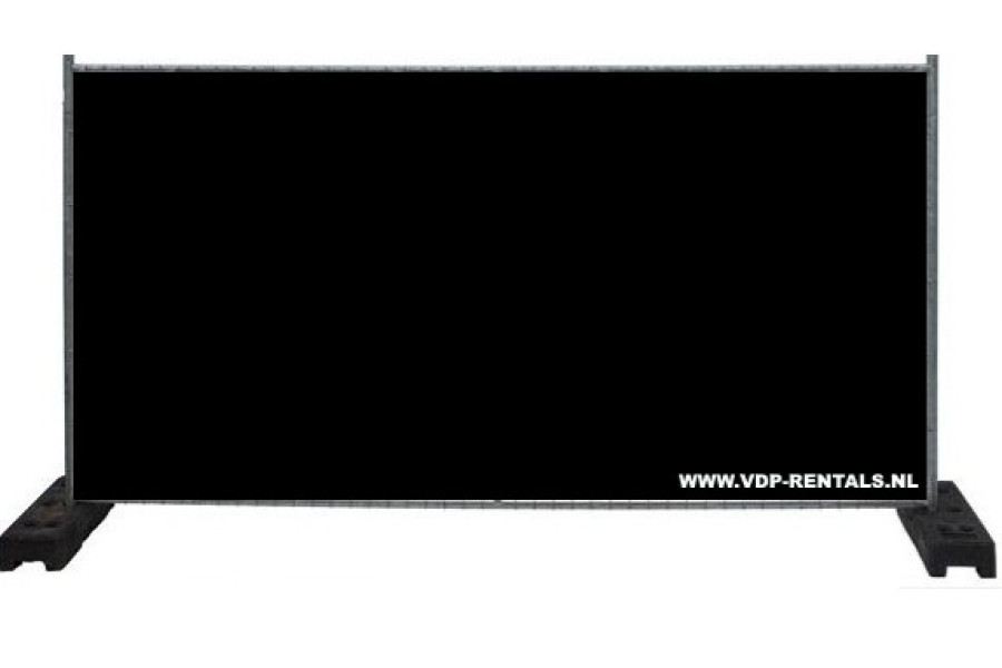 Zwarte bouwhek 30ST, Bok Bouwhekken - VDP Rentals - 1