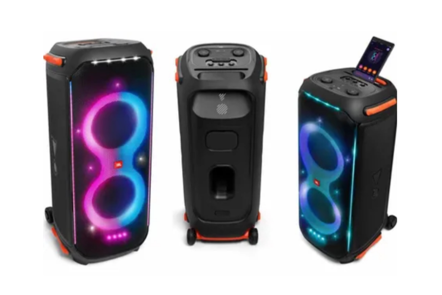 JBL 710 partybox met 2 microfoons - Jansen Verhuur - 1