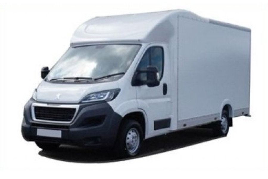 Bakwagen met laadklep | Fiat Ducato | Klasse R - AutoRent Vitesse - 1 | Witte grote bakwagen met laadklep huren