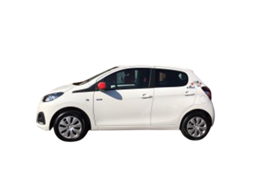 Peugeot 108 | 5 DRS | airco - Kapper Bakker Autoverhuur - 1