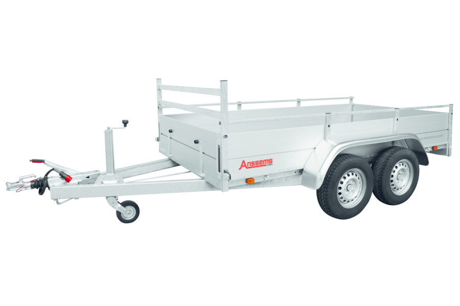 Open aanhanger dubbelasser - Jansen Materialen BV - 1