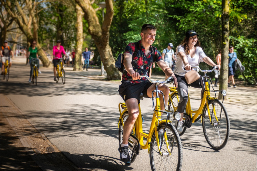 Stadsfiets + grote tour Amsterdam - Yellow Bike - 1