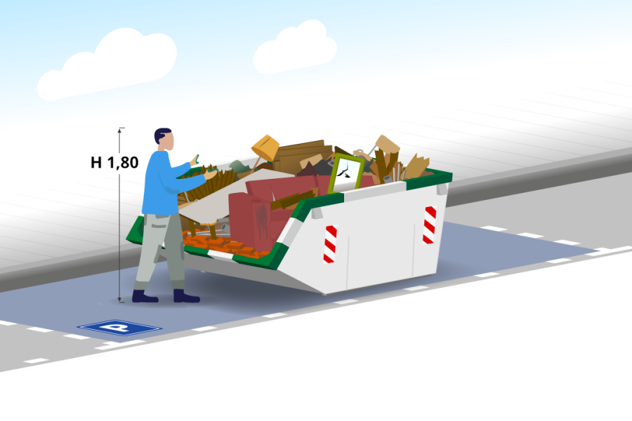 3m³ Grofvuilcontainer - Containers in Twente - 2