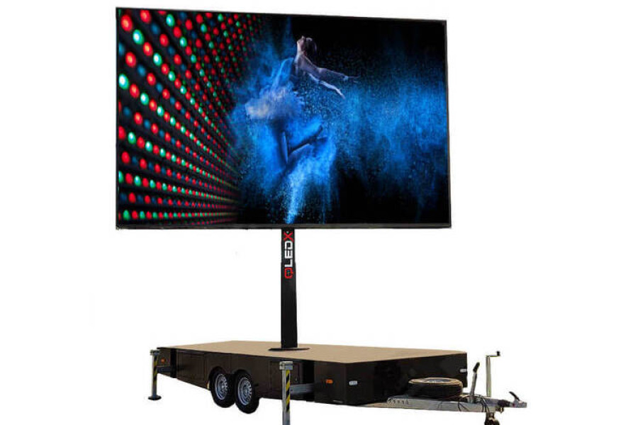 Mobiel LED scherm 3 x 5 meter - QledX grote ledschermen - 2